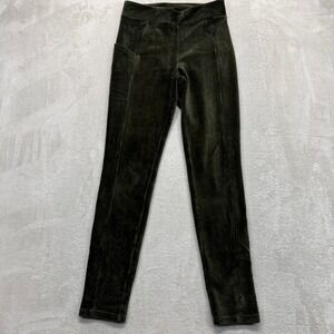 Kavu Pants Women's Small Winterton Corduroy Hi Rise Leggings Olive Green Pockets